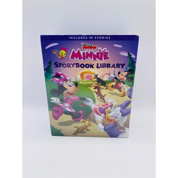 Disney Junior Minnie Storybook Library 10 Book Set Brand New - Picture 1 of 6